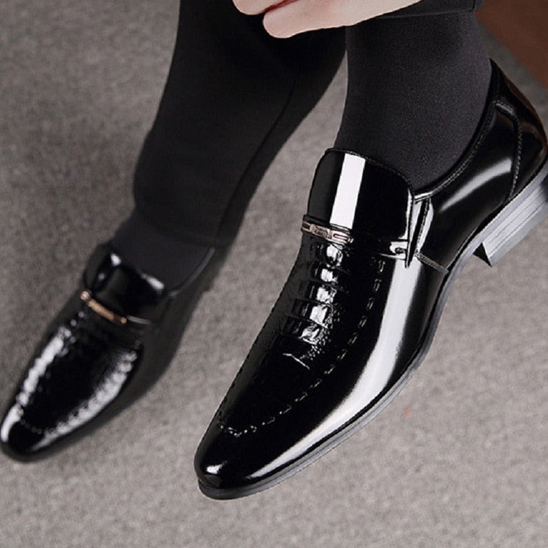 Sapato Masculino de Couro Envernizado Sampaio® S1090